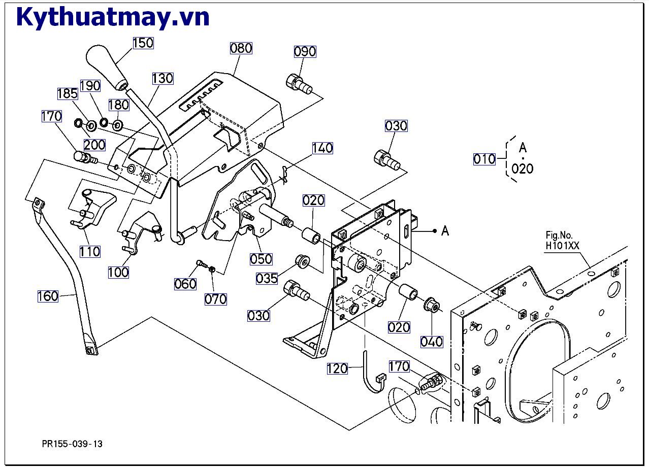 cần điều khiển thủy lực